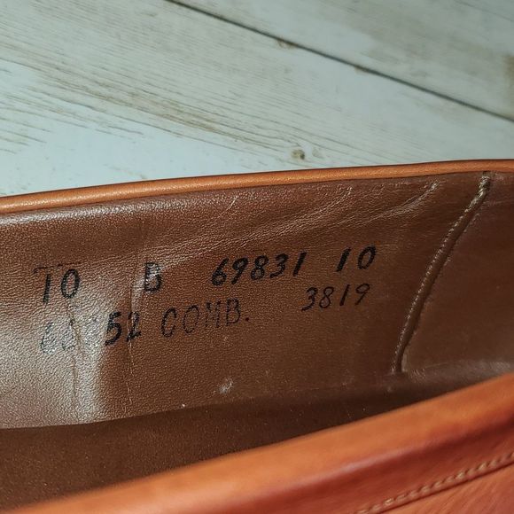 Allen Edmonds Women's Brookline Loafers Cognac Brown Size 10B Ladies Loafers - Picture 7 of 9